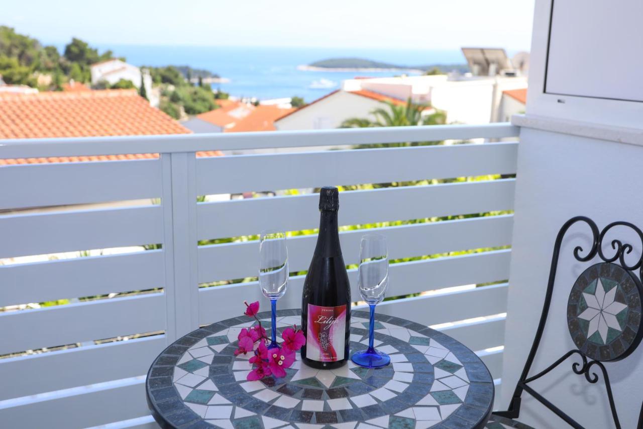Stella Maris, Hvar - Rooms With A Balcony And A Stunning Sea View Hvar Town Exterior photo